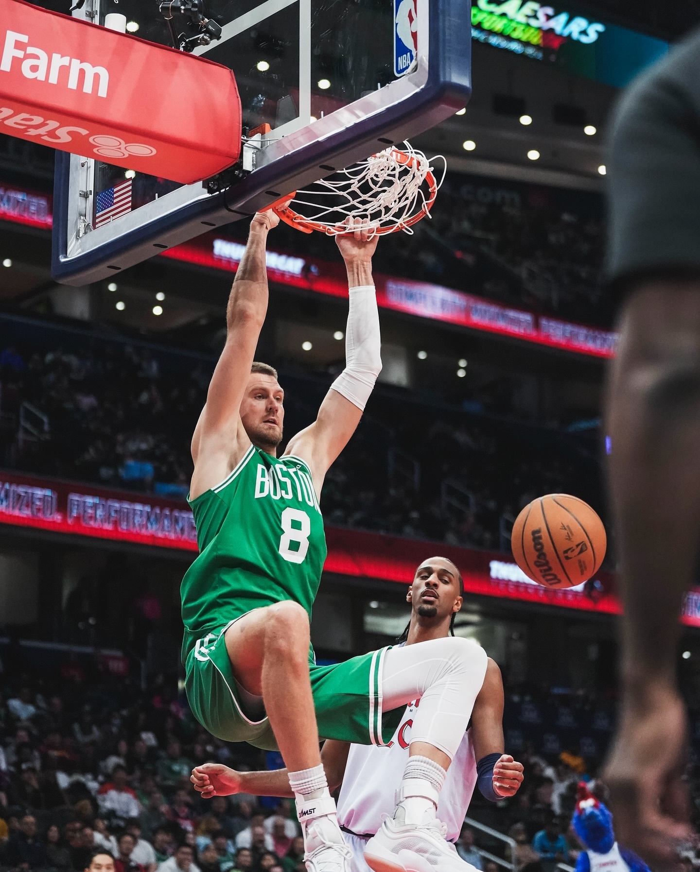 广东队对阵奇才，塔图姆个人能力完全展现