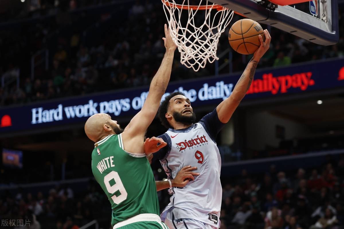 广东队对阵奇才，塔图姆个人能力完全展现